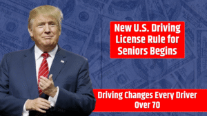 New U.S. Driving License Rule for Seniors Launches October 2025 – Important Driving Changes for 70+ Drivers